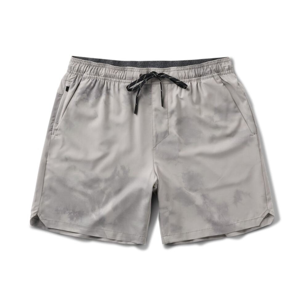 NWT Roark Men's Serrano 7" Active Stretch Shorts in Ghost Grey size Medium